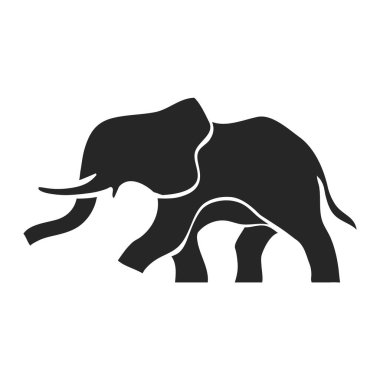 El çizimi Fil vektör çizimi