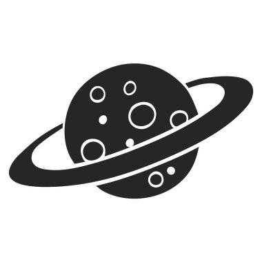 El çizimi Satürn Gezegeni vektör çizimi