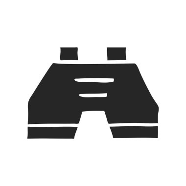 El çizimi Dürbün vektör çizimi