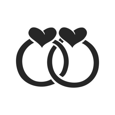 El çizimi alyans vektör çizimi