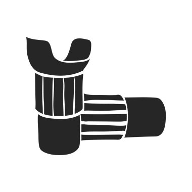 El çizimi Kamera mercek vektör çizimi