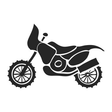 El çizimi Motocross vektör çizimi