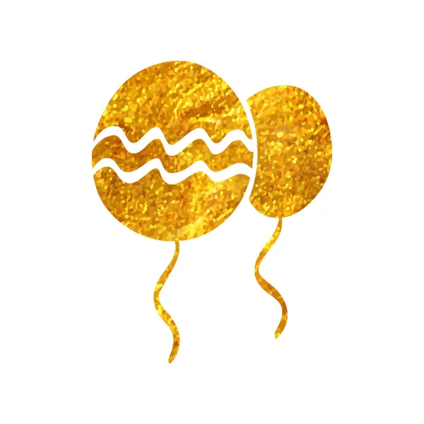 Icône Ballon Dessinée Main Feuille Illustration Vectorielle Texture — Image vectorielle