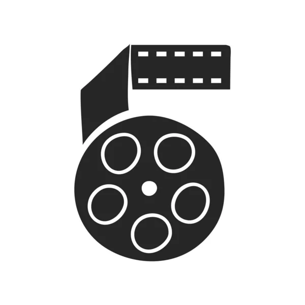 Handgetekende Cinema Film Vector Illustratie — Stockvector