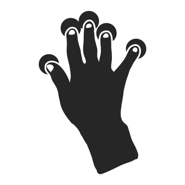 Handritad Pekplatta Finger Gest Vektor Illustration — Stock vektor