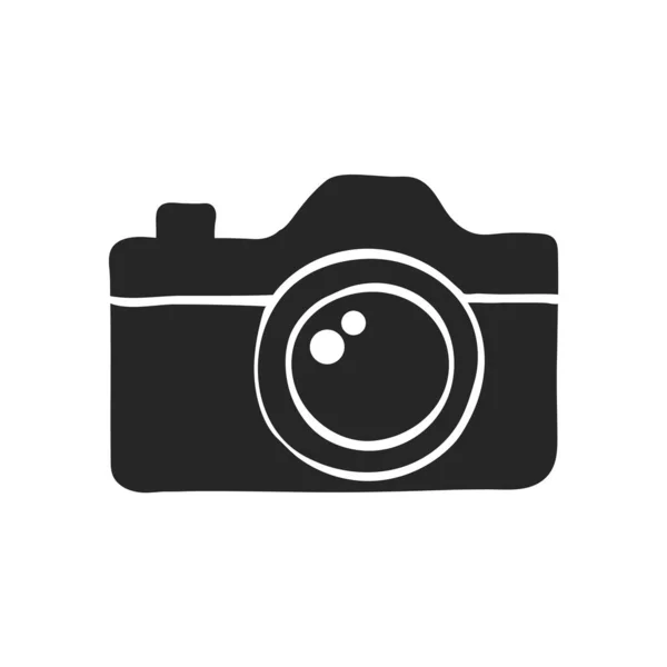 Handgetekende Camera Reparatie Vector Illustratie — Stockvector