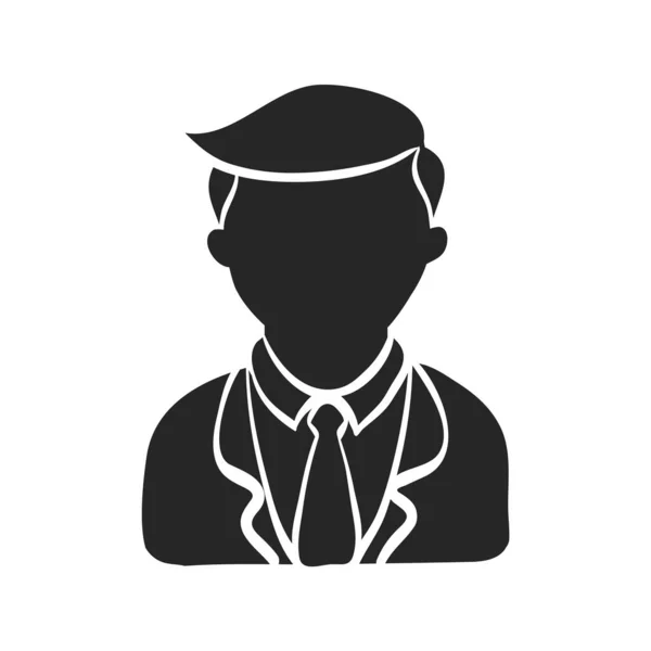 Hand Getekend Doctor Vector Illustratie — Stockvector