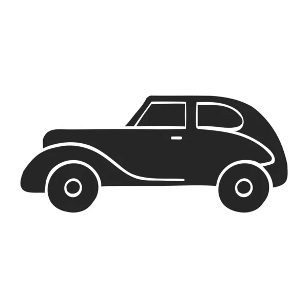 Векторная Иллюстрация Винтажных Автомобилей — стоковый вектор