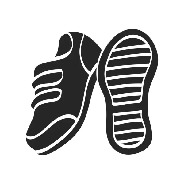 Zapatos Dibujados Mano Vector Ilustración — Archivo Imágenes Vectoriales