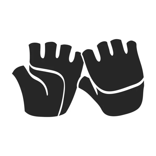 Handritade Sport Handskar Vektor Illustration — Stock vektor
