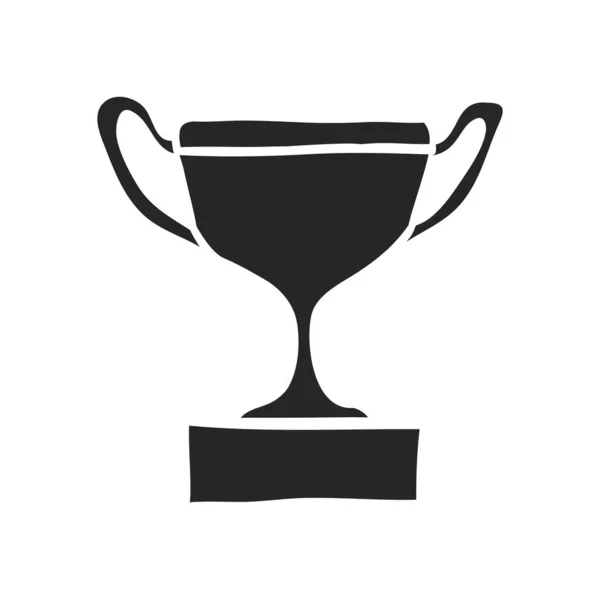 Handgezeichnete Trophy Vektor Illustration — Stockvektor