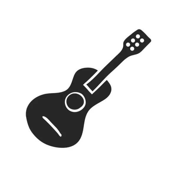 Ilustración Vectorial Guitarra Dibujada Mano — Vector de stock