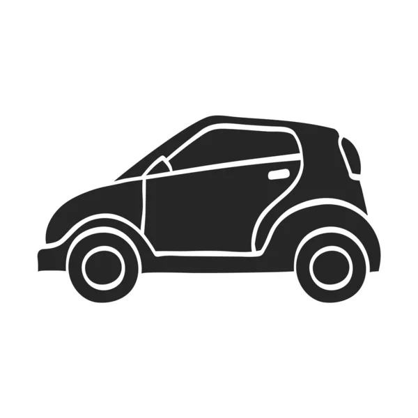 Tras Manual Green Car Vector Ilustrație — Vector de stoc