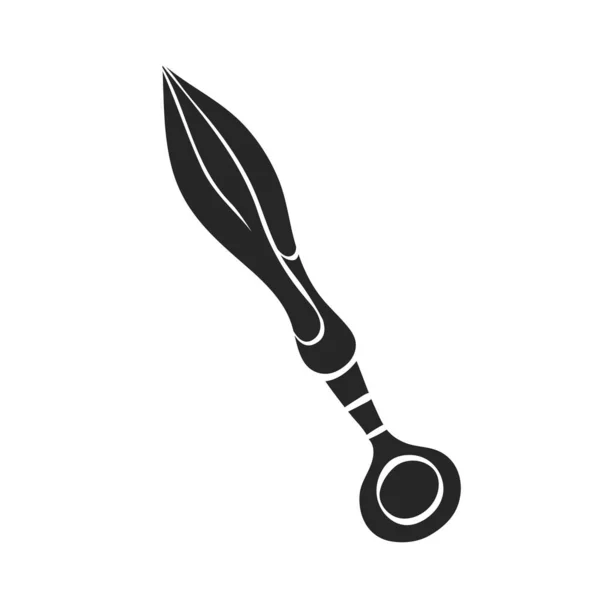 Hand Drawn Knife Vector Illustration — Stock Vector