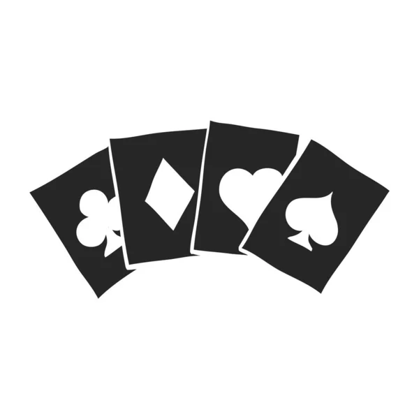 Παιχνίδι Κάρτες Διανυσματική Απεικόνιση — Διανυσματικό Αρχείο