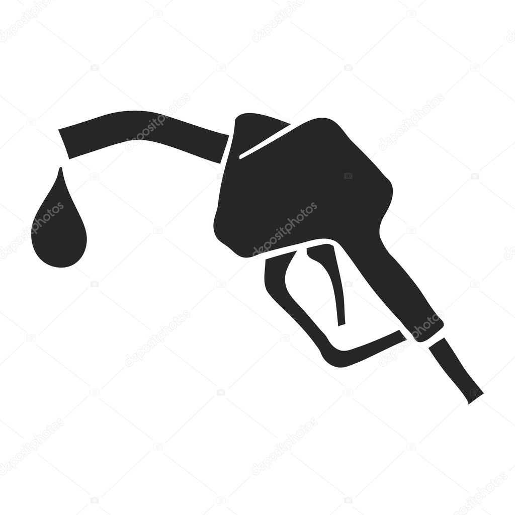 Hand drawn Gas dispenser vector illustration