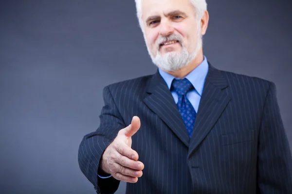 Business man offering for handshake — Stock Photo, Image