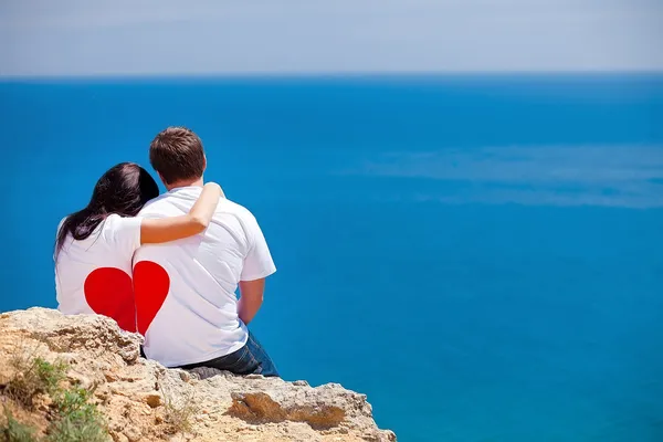 Hombre y mujer enamorados — Foto de Stock