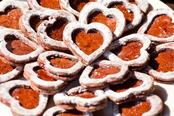 Chocolade harten — Stockfoto