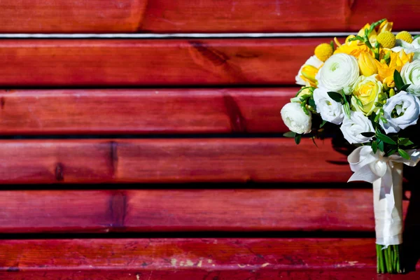 Buquê de flores de casamento — Fotografia de Stock