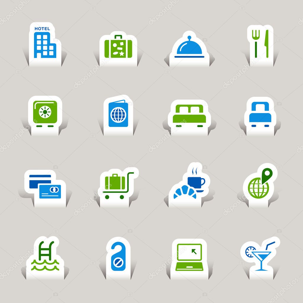 Papercut - Hotel Icons