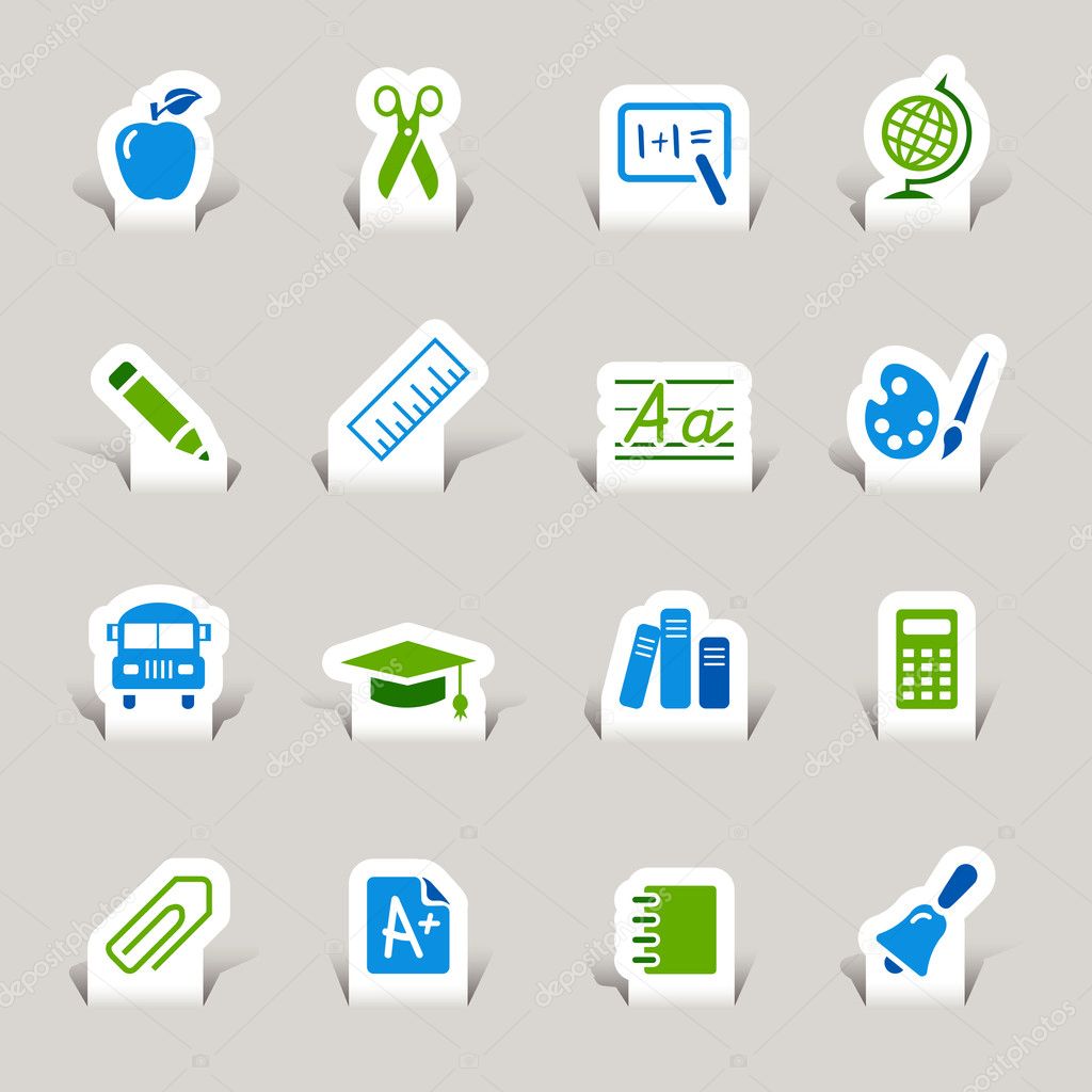 Papercut - School Icons