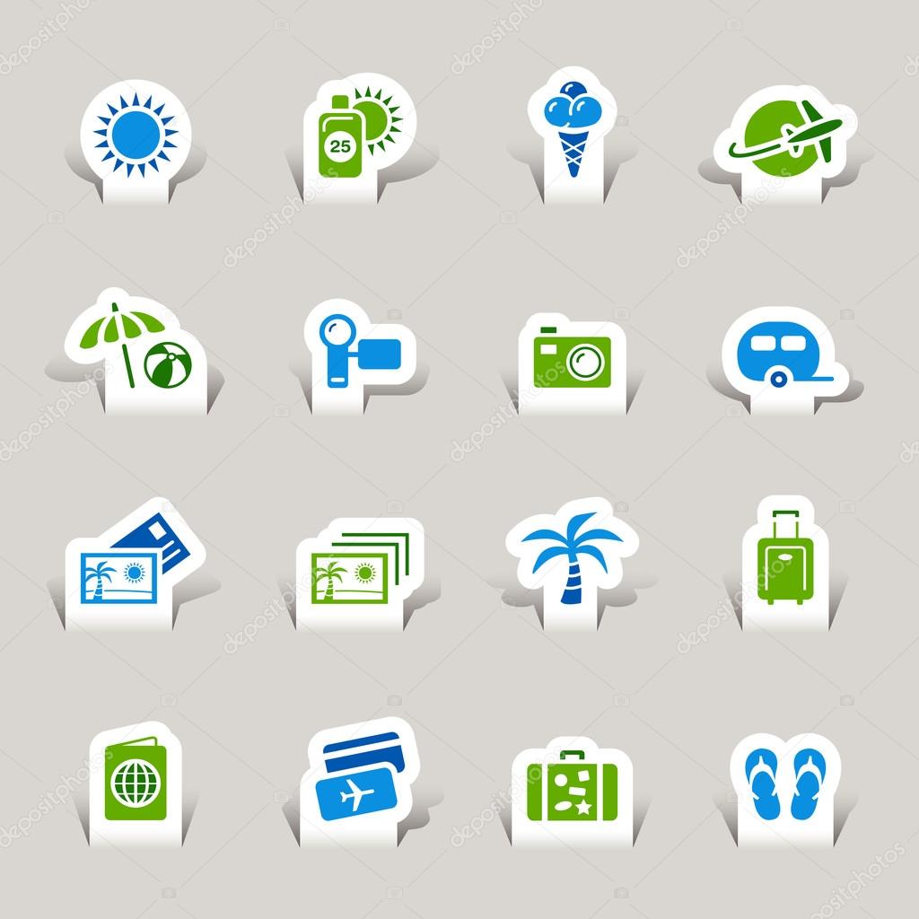 Papercut - Vacation icons