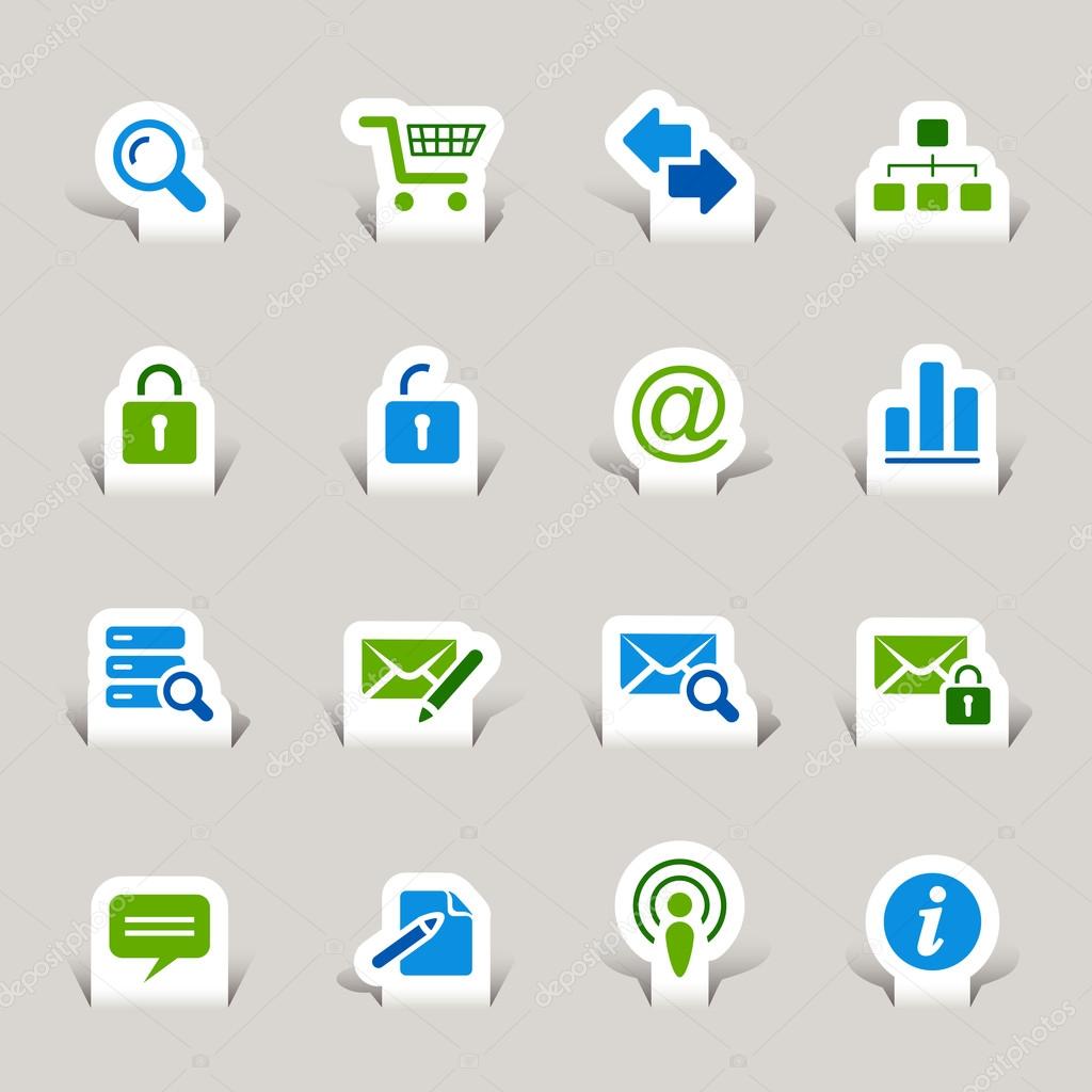 Papercut - Website and Internet Icons