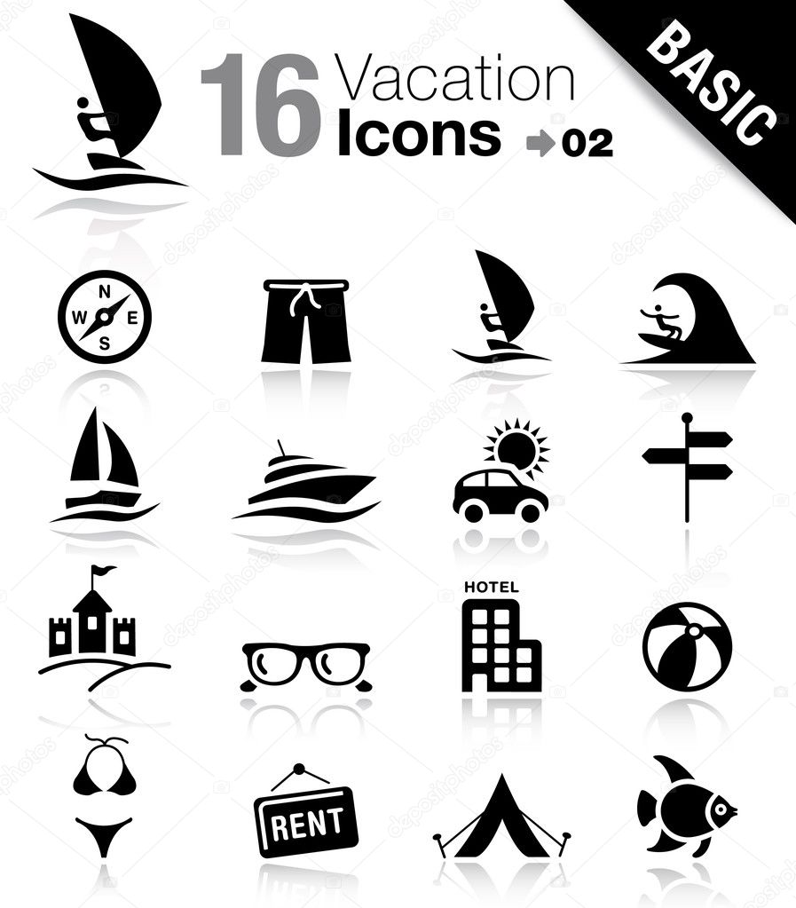 Basic - Vacation Icons