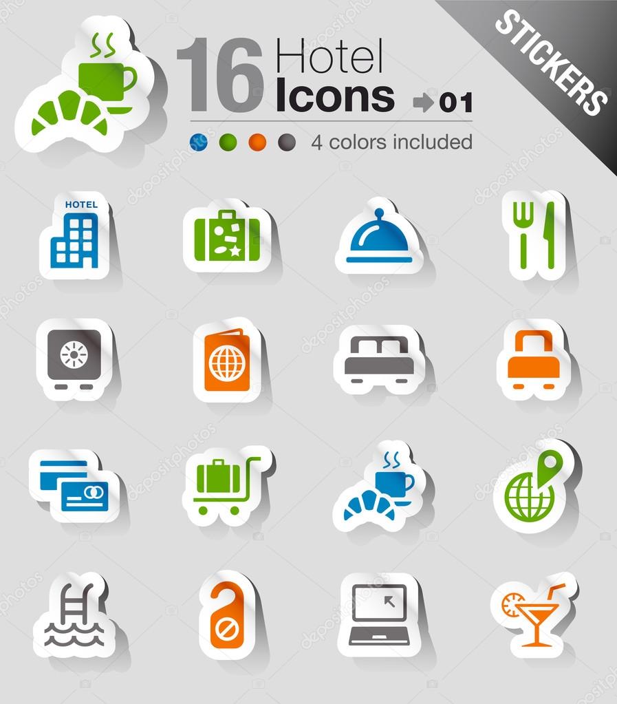 Stickers - Hotel icons