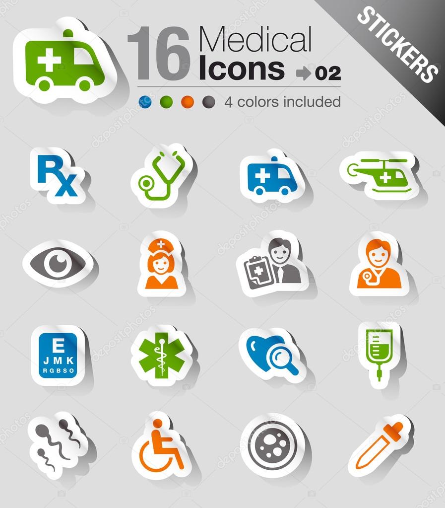 Stickers - Medical icons