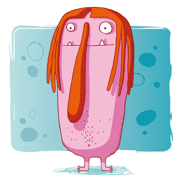 Funny bacteria / funny monster — Stock Illustration Funny bacteria / funny monster Stock Vector