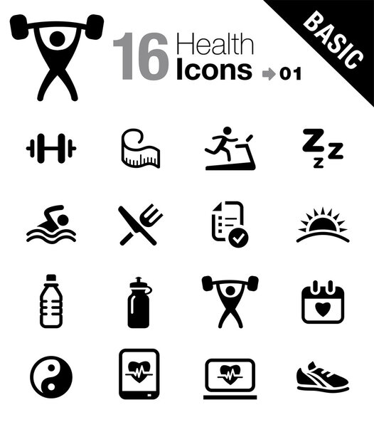 Basic - Health and Fitness icons