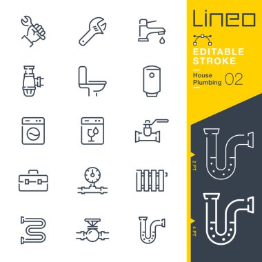 Lineo Düzenlenebilir Darbe - Tesisat hattı simgeleri