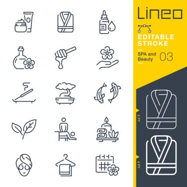 Lineo Düzenleme Vuruşu - SPA ve Güzellik Çizgisi simgeleri