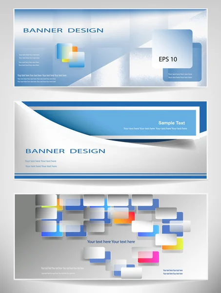 Design banner Illustrazione Stock