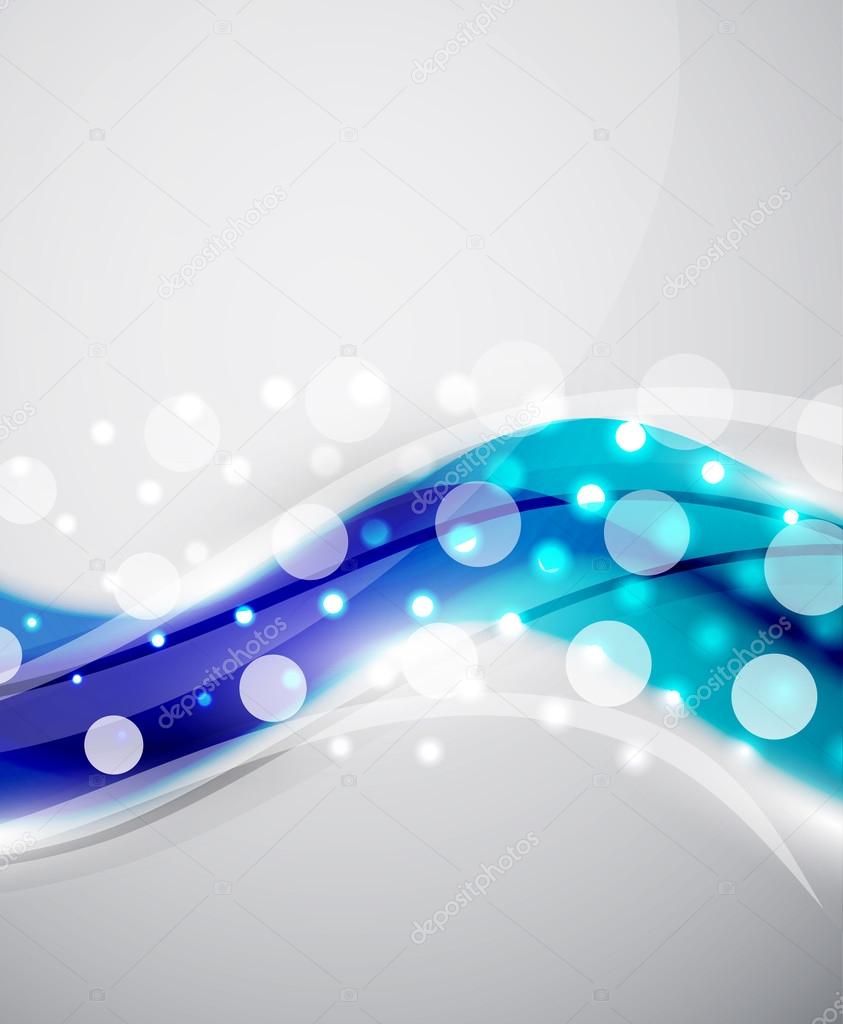 Smooth wave vector abstract background