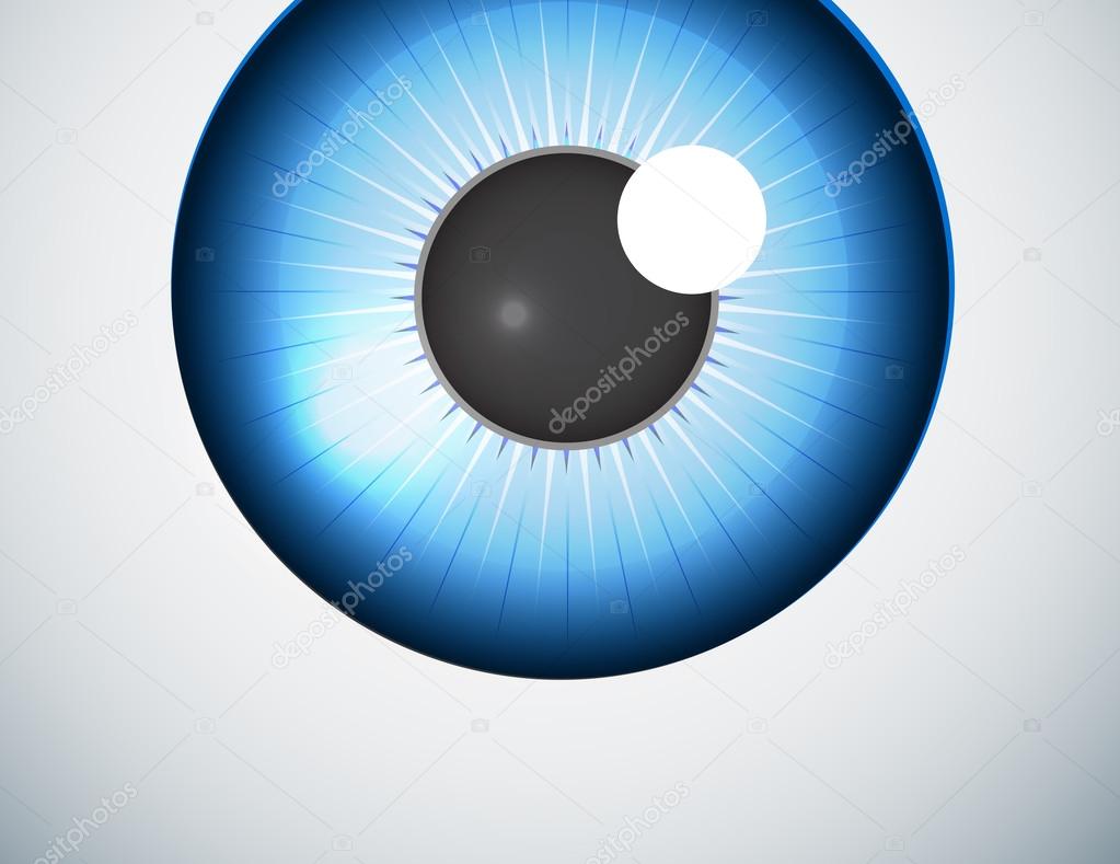 Blue eye ball background