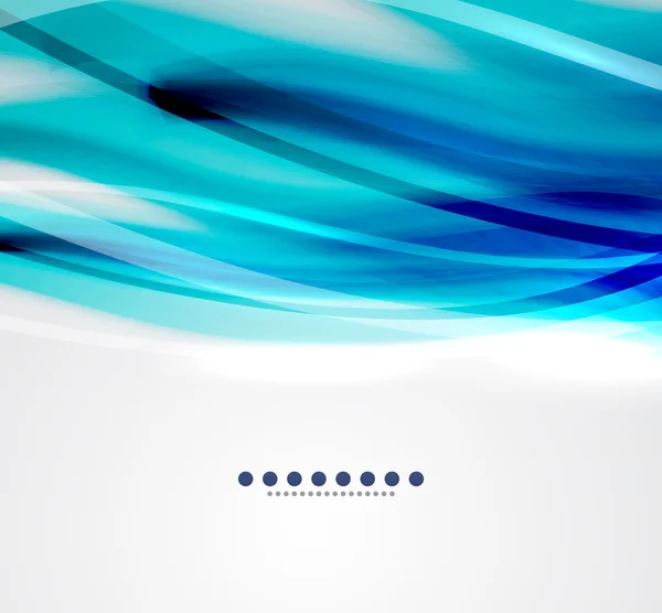 Modello di business Blue wave — Vettoriale Stock