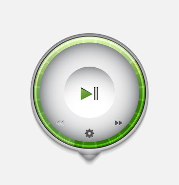 multimedya oynatıcı UI