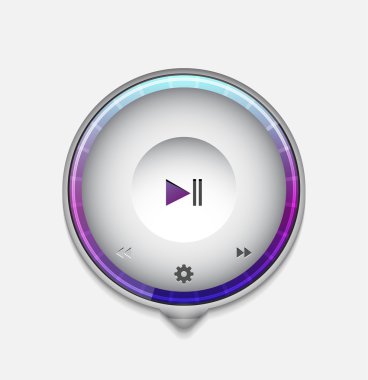 multimedya oynatıcı UI