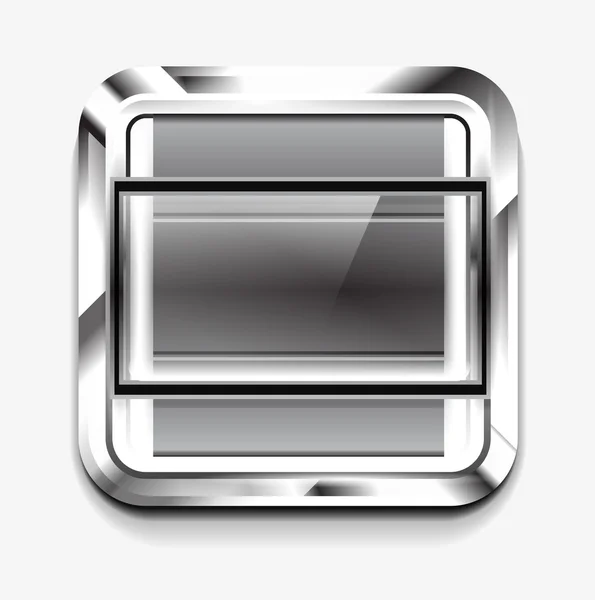 Scroller square icon — Stock Vector