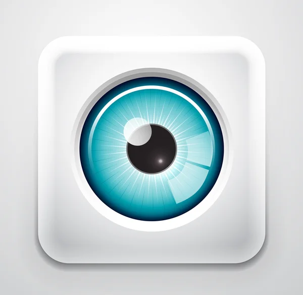 Botón de ojo — Archivo Imágenes Vectoriales