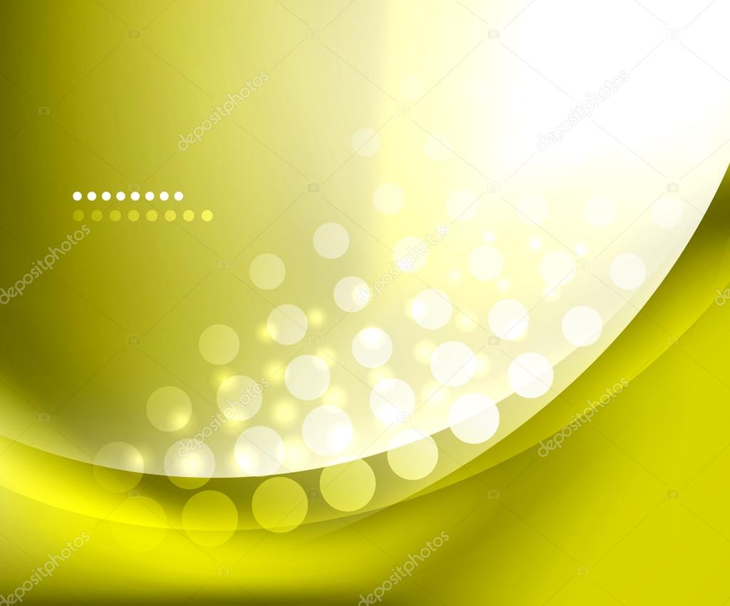 Shiny smooth blurred wave background