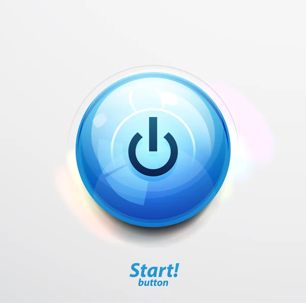 Bouton Power — Image vectorielle