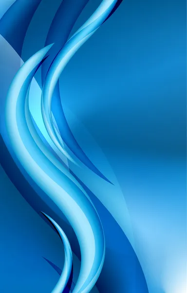 Aqua ondas fundo abstrato — Vetor de Stock