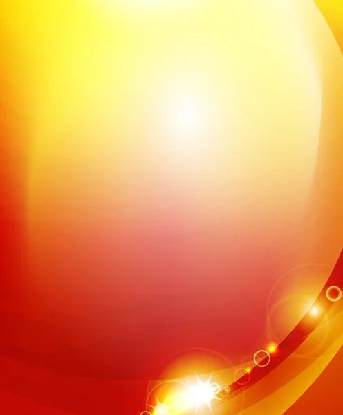 Sunshine orange bakgrund — Stock vektor