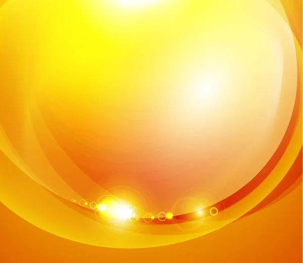 Güneş ışığı turuncu arka plan — Stok Vektör
