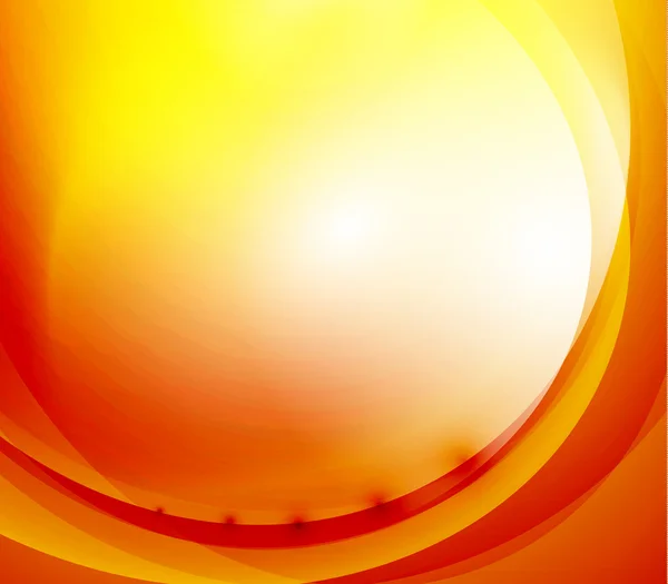 Luz do sol fundo laranja — Vetor de Stock