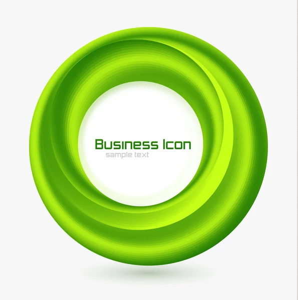 Business ecology swirl concept — Stock Vector